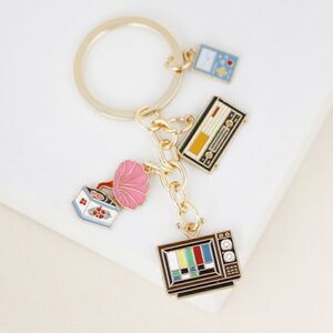 New Vintage Technology Keychain 📻 📺